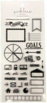 Park Lane Paperie - Planner Clear Stamps