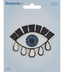 Simplicity - Sequin Eye Applique