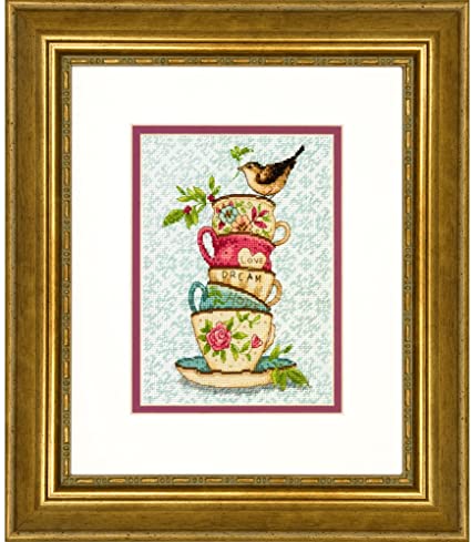 Dimensions - Gold Collection - Stacked Tea Cups