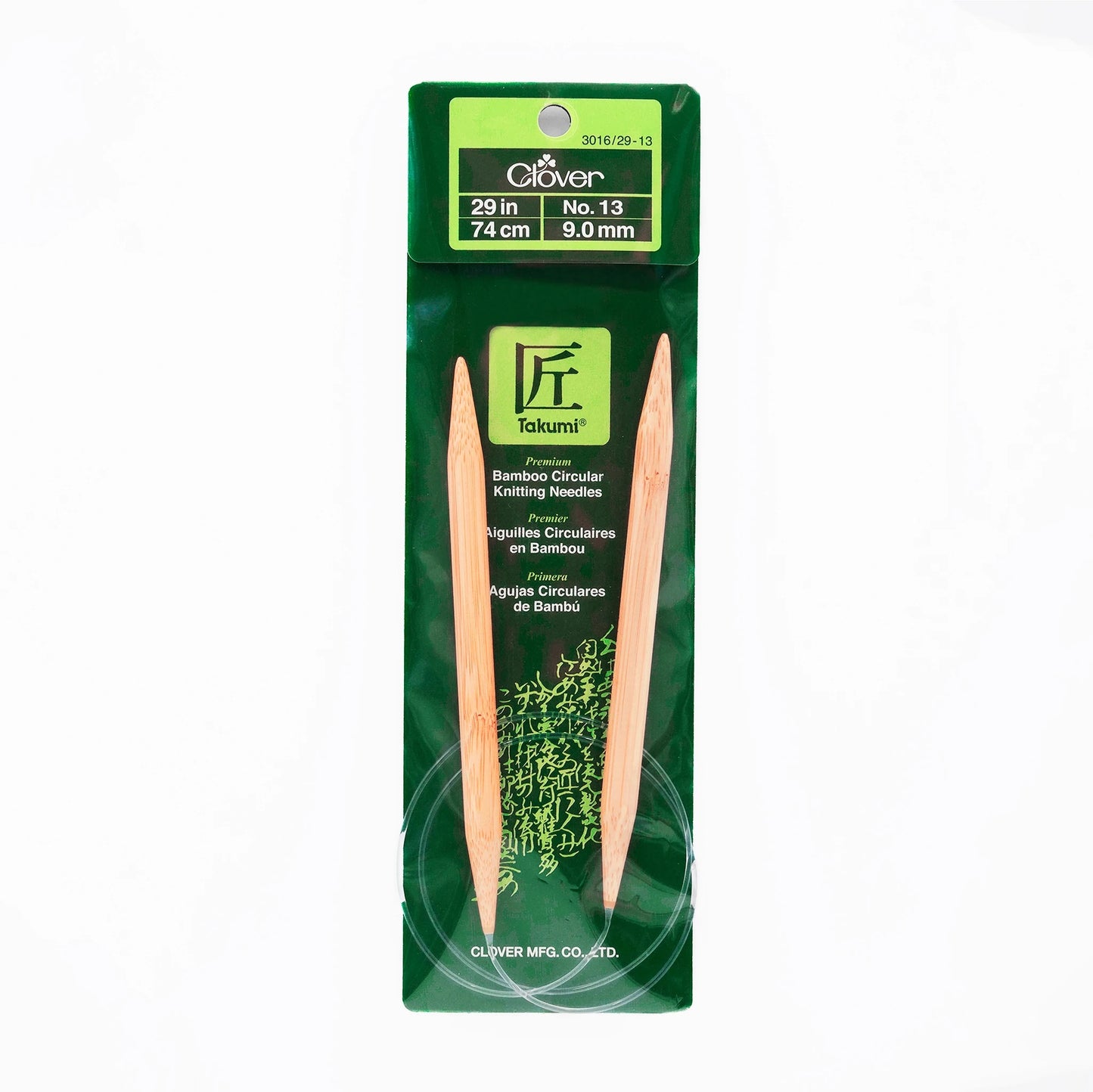 Clover - Bamboo Circular Knitting Needles 29 inch/74 cm (3016)