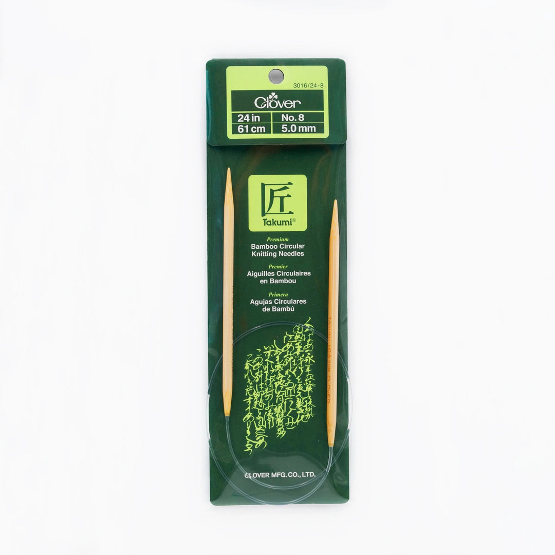 Clover - Bamboo Circular Knitting Needles - 24 inch/61 cm (3016)