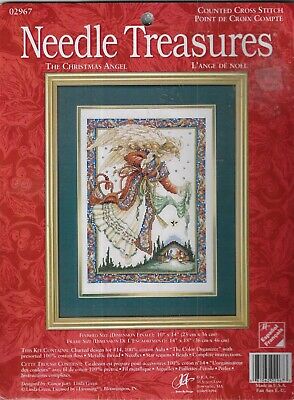 Needle Treasures - The Christmas Angel Counted Cross Stitch