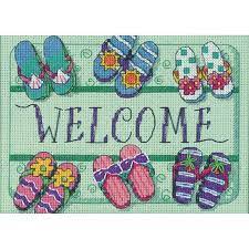 Dimensions - Counted Cross Stitch Kit - Welcome Mat