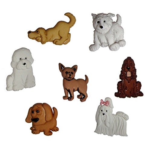 Dress It Up - Puppy Parade Buttons