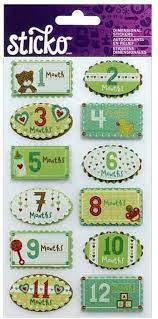 Sticko - Baby's First Year Stickers