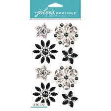 Jolee's Boutique - Bling Flowers Dimensional Embellishments