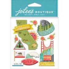 Jolee's Boutique - California Stickers