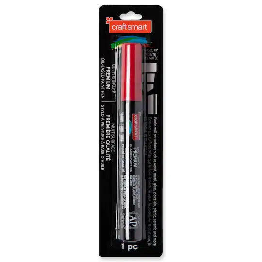 Craft Smart - Oil-Based Paint Pen - Chisel Tip