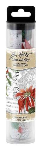 Tim Holtz - idea-ology - Christmas Collage Paper