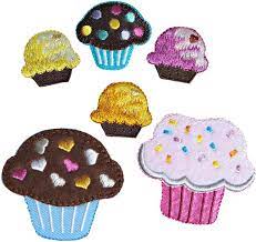 Simplicity - Assorted Cupcakes Multi-Pack Applique