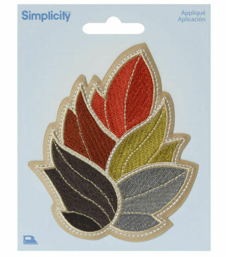 Simplicity - Multicolor Leaf Applique