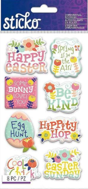 Sticko - Easter Sentiments Stickers