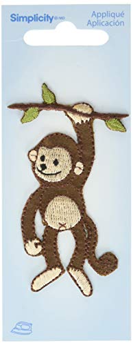 Simplicity - Monkey on Branch Applique