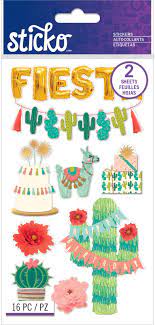 Sticko - Fiesta Birthday Stickers