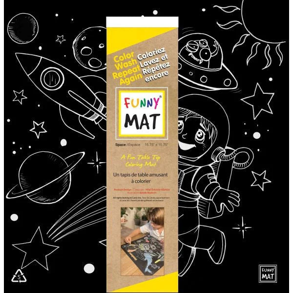 Funny Mat® - Space Table Top Reusable Chalk Mat