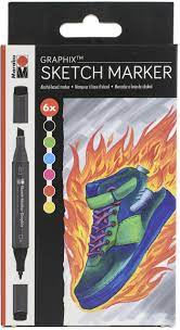 Marabu - Graphix Dual-Tip Sketch Marker