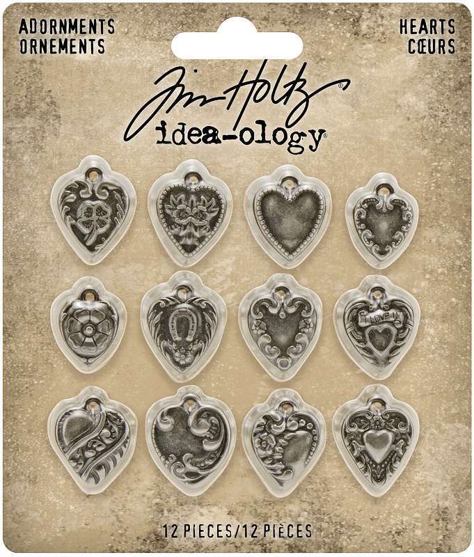 Tim Holtz - idea-ology - Hearts Adornments