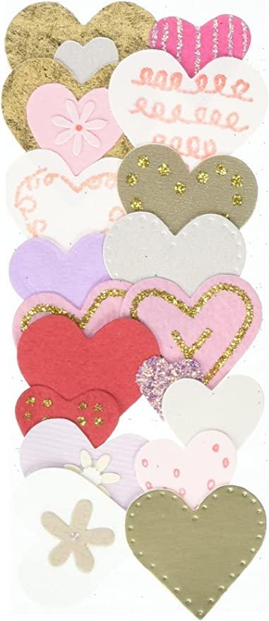 Jolee's Boutique - Heart Dimensional Stickers