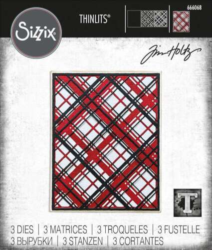 Sizzix Thinlits - Layered Plaid