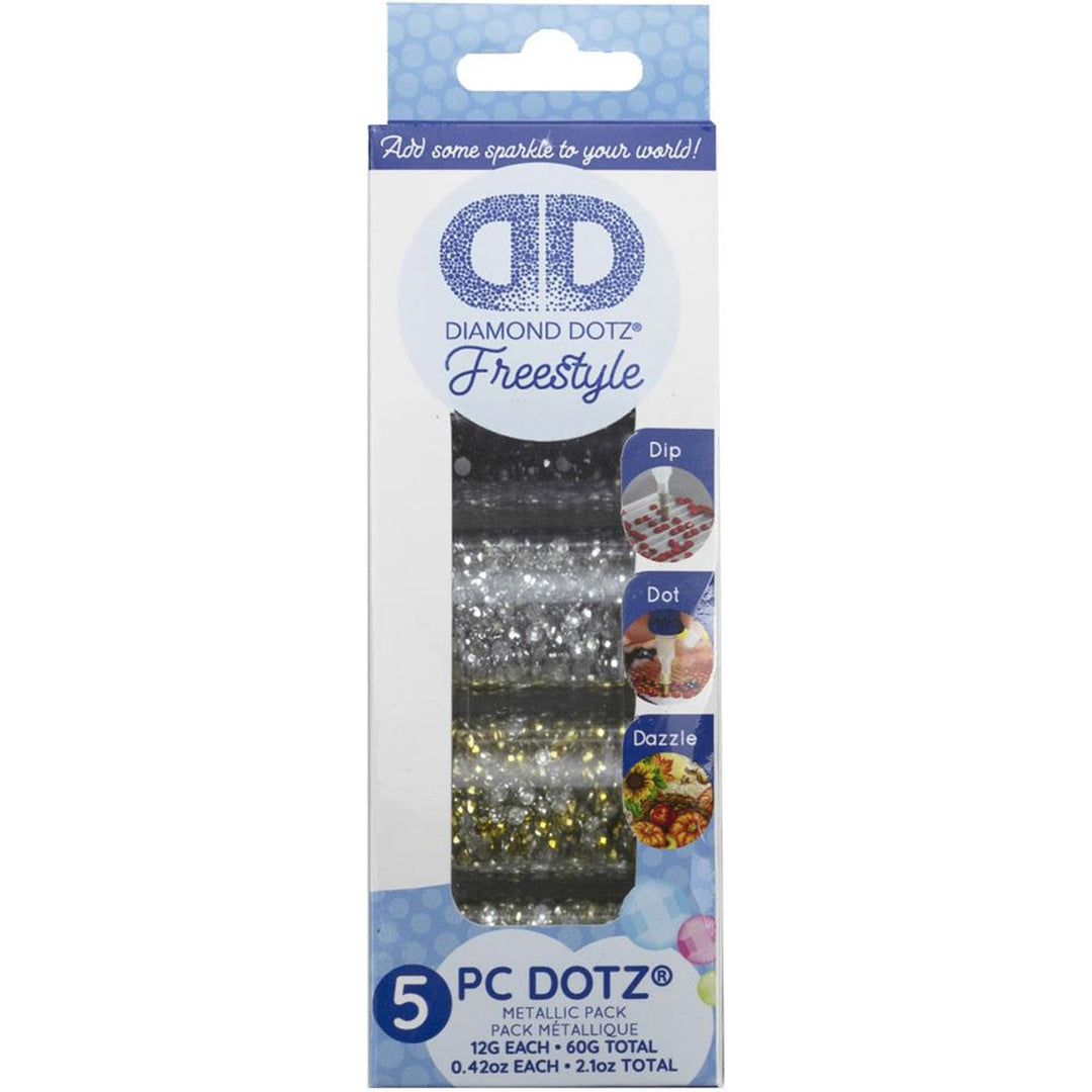 Diamond Dotz - Freestyle Metallic Sampler - 5 pk