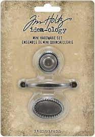 Tim Holtz - Idea-ology - Mini Hardware Set - 3 pc