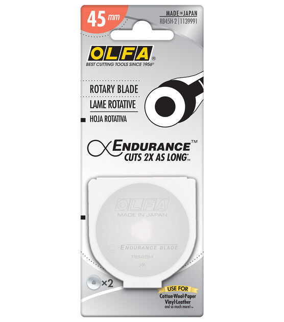 Olfa - Endurance Rotary Blades - 45 mm - 2 pack