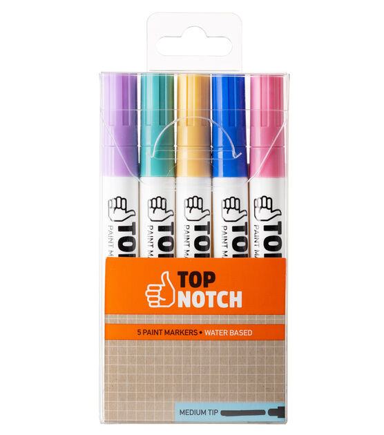 Top Notch - Water Based Paint Markers - Medium Tip