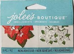 Jolee's Boutique - Poinsettias Embellishments