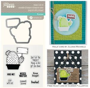 Hampton Art - Jillibean Soup - Cactus Die and Stamp Set