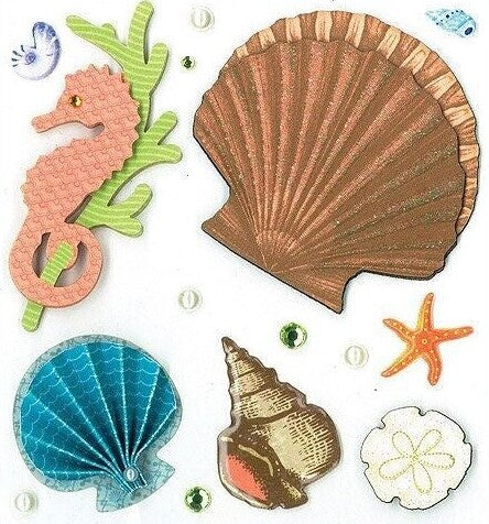 K & Company - Sea Life Dimensional Stickers