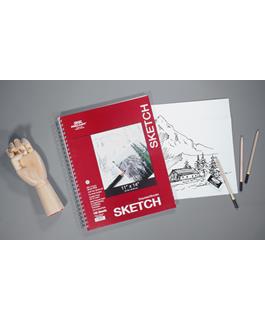 Pro Art - Sketch Paper Pad 14x11" 65lb Wire Bound 100pc