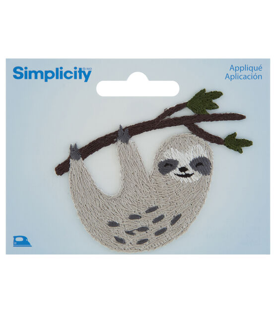 Simplicity - Sloth on a Branch Applique