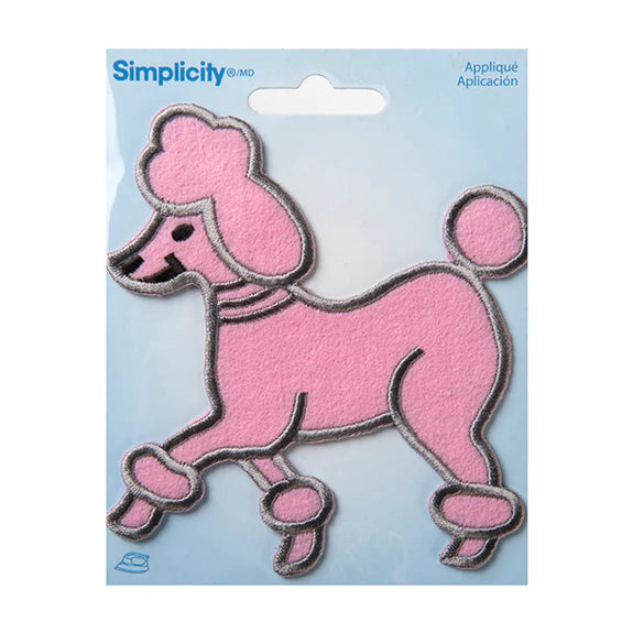 Simplicity - Pink Poodle Applique