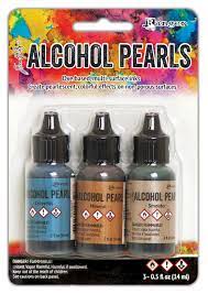 Ranger - Tim Holtz - Alcohol Pearls Inks - Set of 3