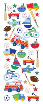 Sticko - Toys for Boys Dimensional Stickers (52-30062)