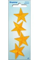 Simplicity - Yellow Stars Appliques